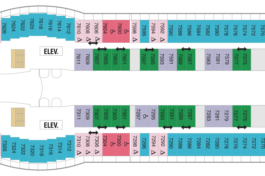 Royal Carribbean Deck plan Adventure of the Seas DECK07.png